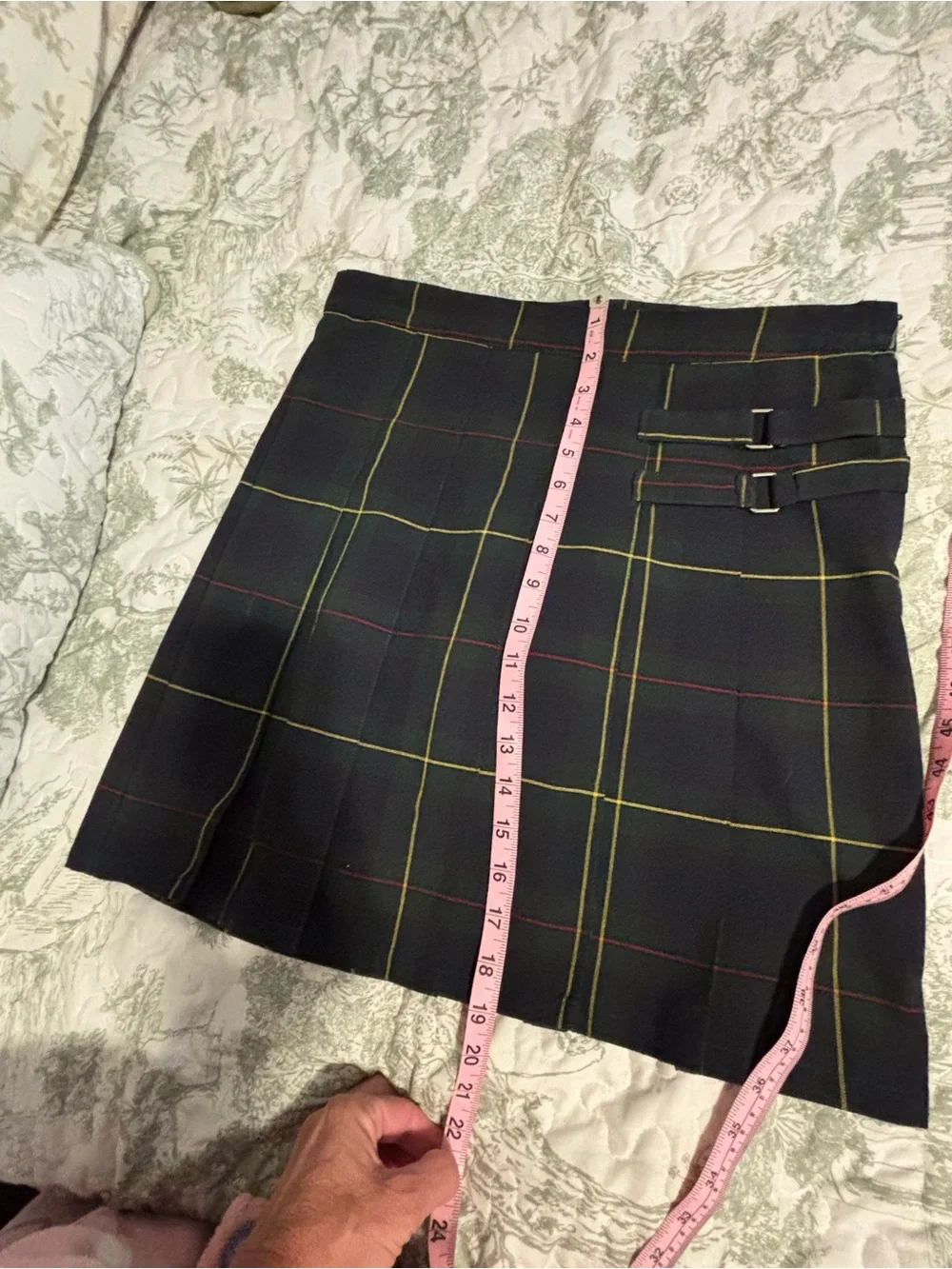 French Toast Plaid Kilt Scooter Skirt Girls 16 Women’s XXS XS Preppy Academia